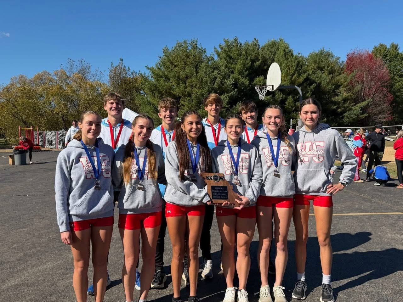 Lady Cardinals finish 2nd at districts, 5 qualify for state individually